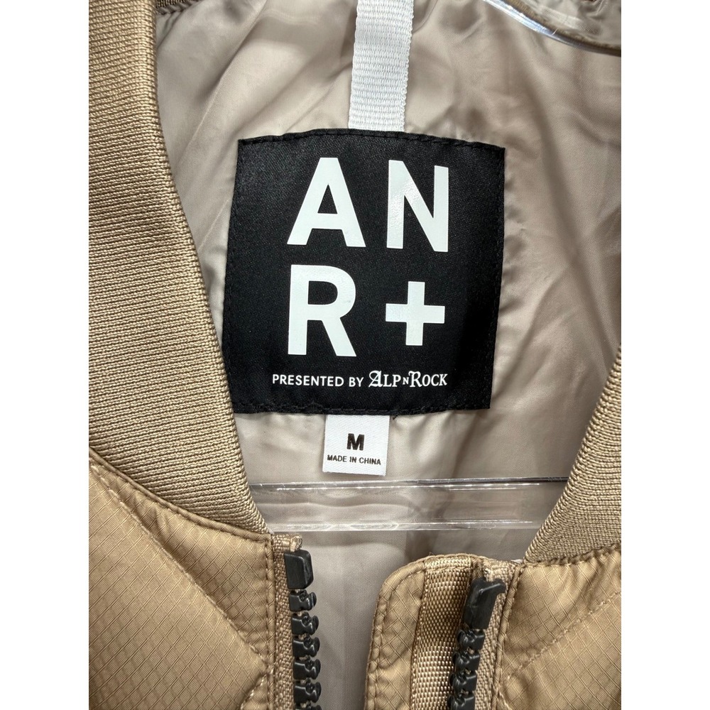 Alp N Rock Metro II Bomber Jacket Womens M Tan Quilted Primaloft Eco-Friendly - Picture 3 of 11